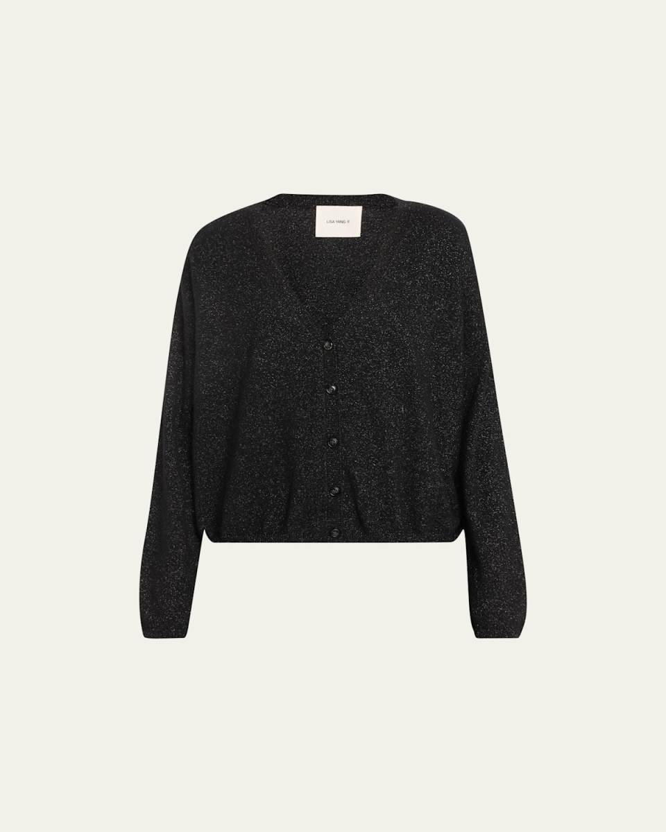 The Abby Cashmere Sparkle Cardigan